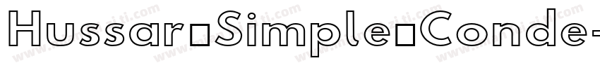 Hussar Simple Conde字体转换